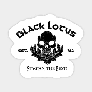 Black Lotus (Black) Sticker